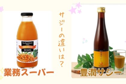 業務スーパーのサジーと豊潤サジーの違いは？7つのポイントで分かった「選ぶべき」はコレ！